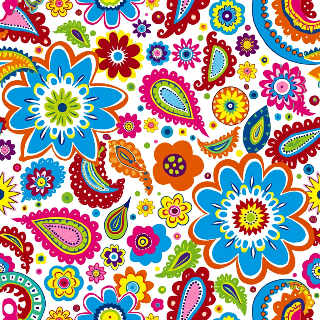 Fiesta Blooms Pattern 3 Minky Fabric