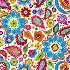 Fiesta Blooms Pattern 3 Minky Fabric