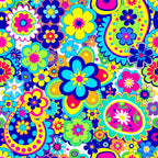 Fiesta Blooms Pattern 5 Minky Fabric