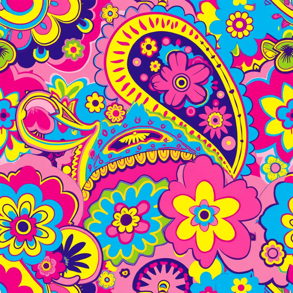 Fiesta Blooms Pattern 6 Minky Fabric