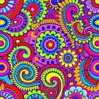 Fiesta Blooms Pattern 7 Minky Fabric