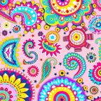 Fiesta Blooms Pattern 8 Minky Fabric