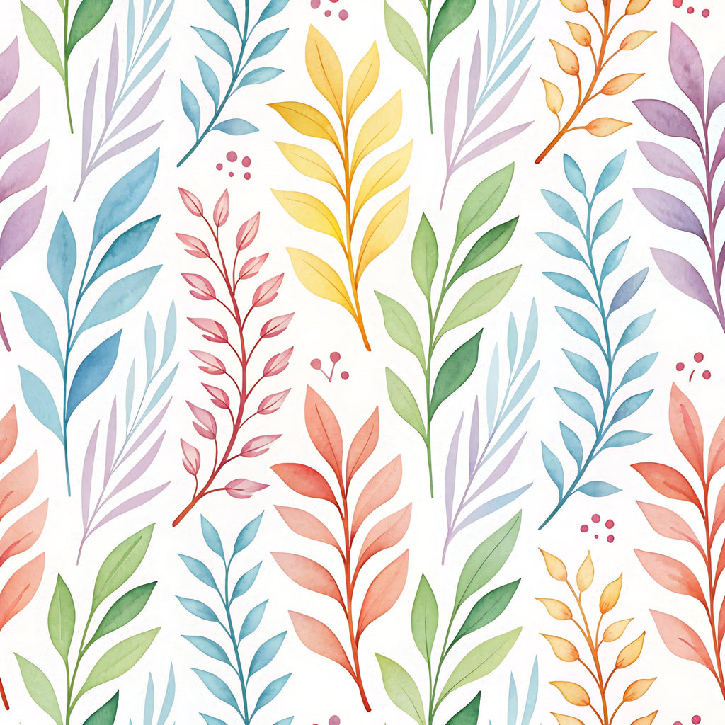 Bright Rainbow Pattern 10 Minky Fabric