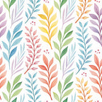Bright Rainbow Pattern 10 Minky Fabric
