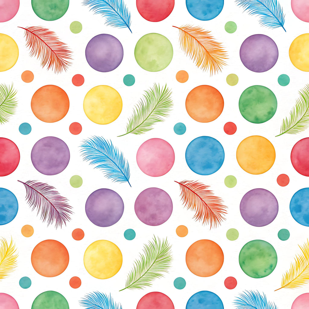 Bright Rainbow Pattern 2 Minky Fabric