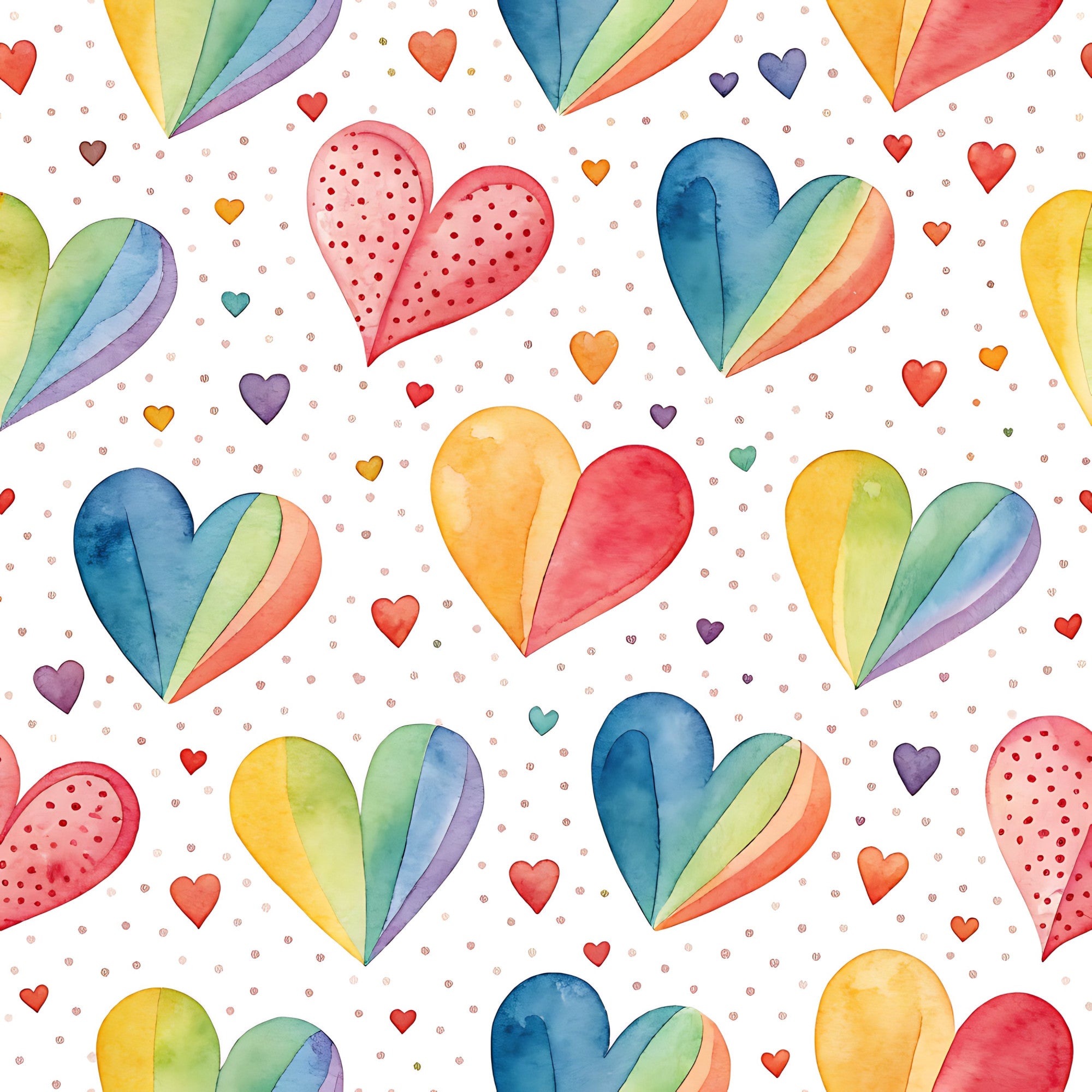 Bright Rainbow Pattern 4 Minky Fabric