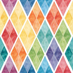 Bright Rainbow Pattern 5 Minky Fabric