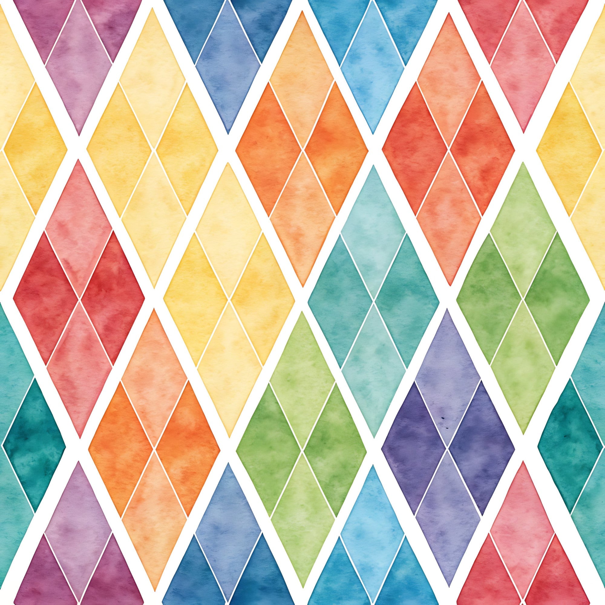 Bright Rainbow Pattern 5 Minky Fabric