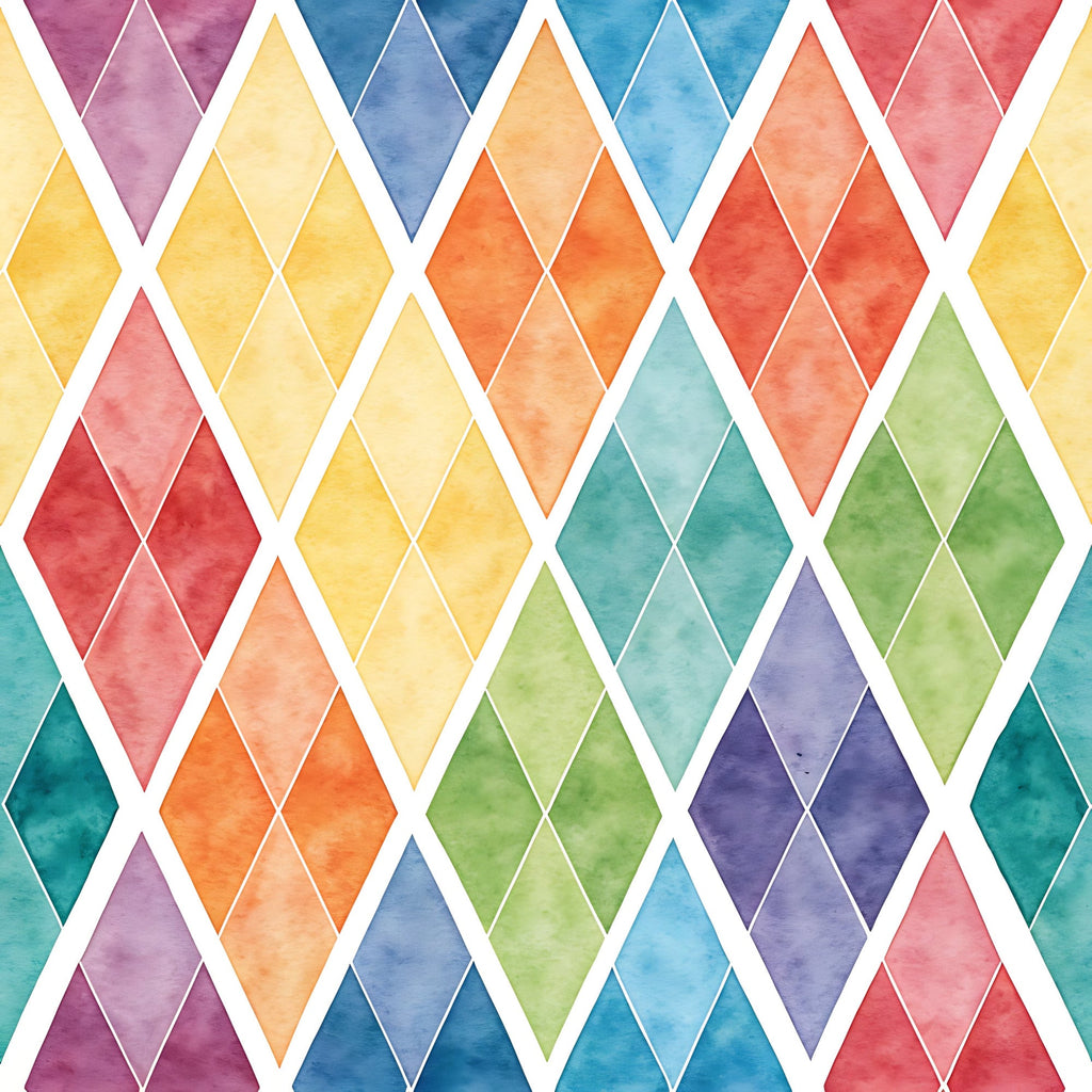 Bright Rainbow Pattern 5 Minky Fabric