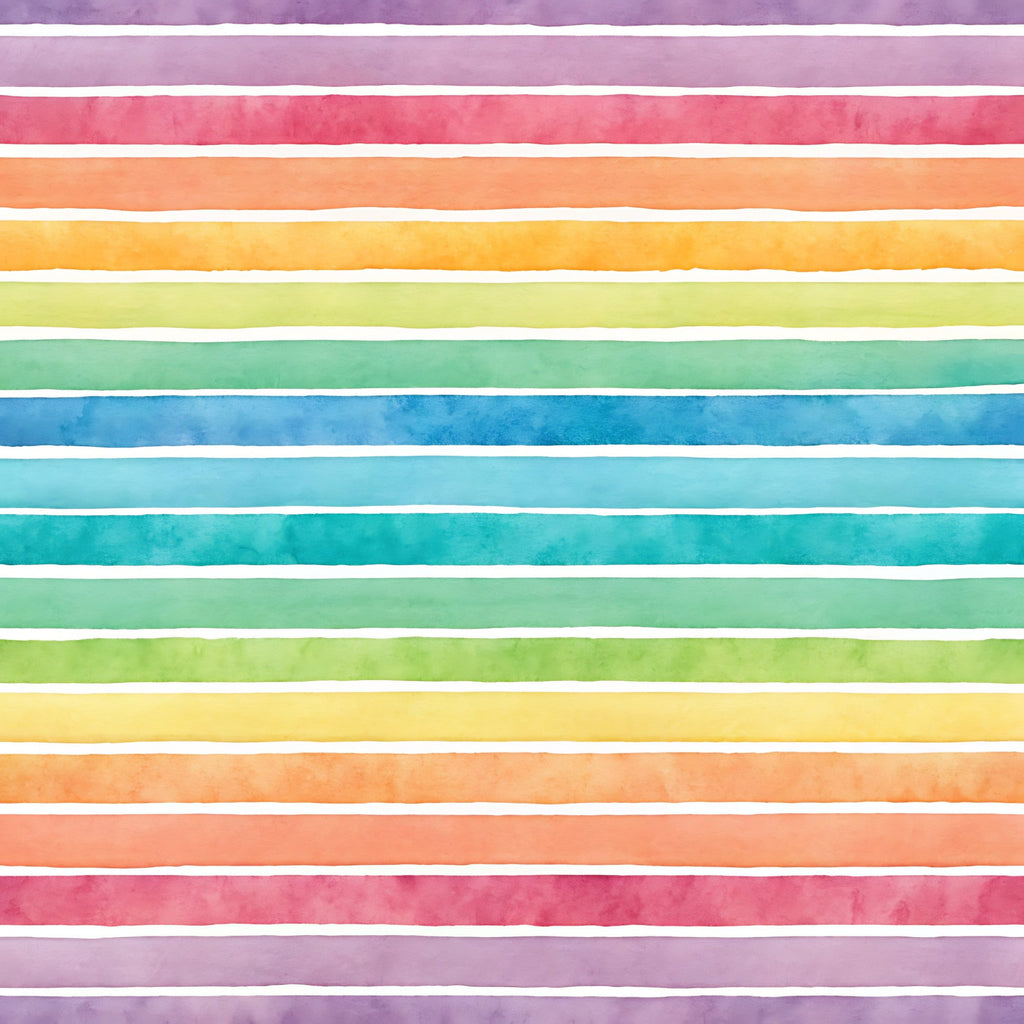 Bright Rainbow Pattern 6 Minky Fabric