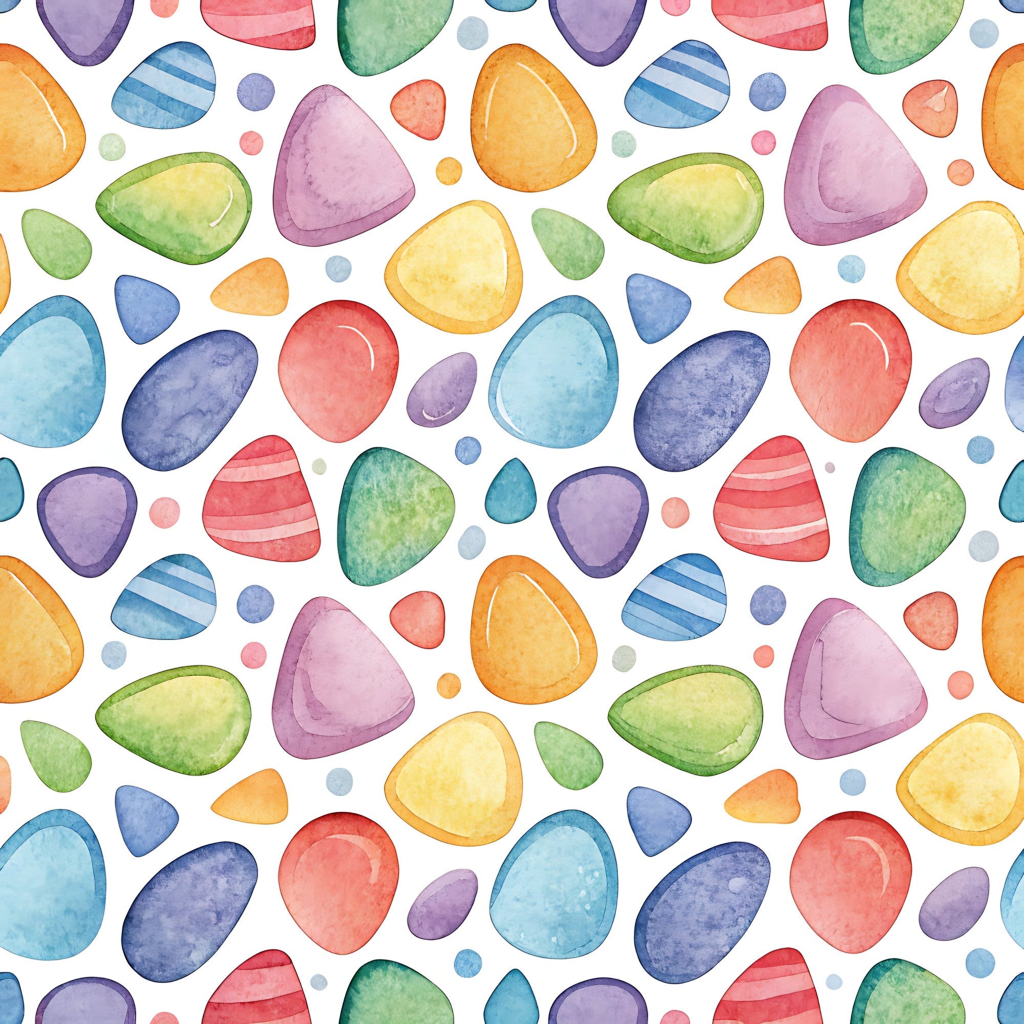 Bright Rainbow Pattern 7 Minky Fabric