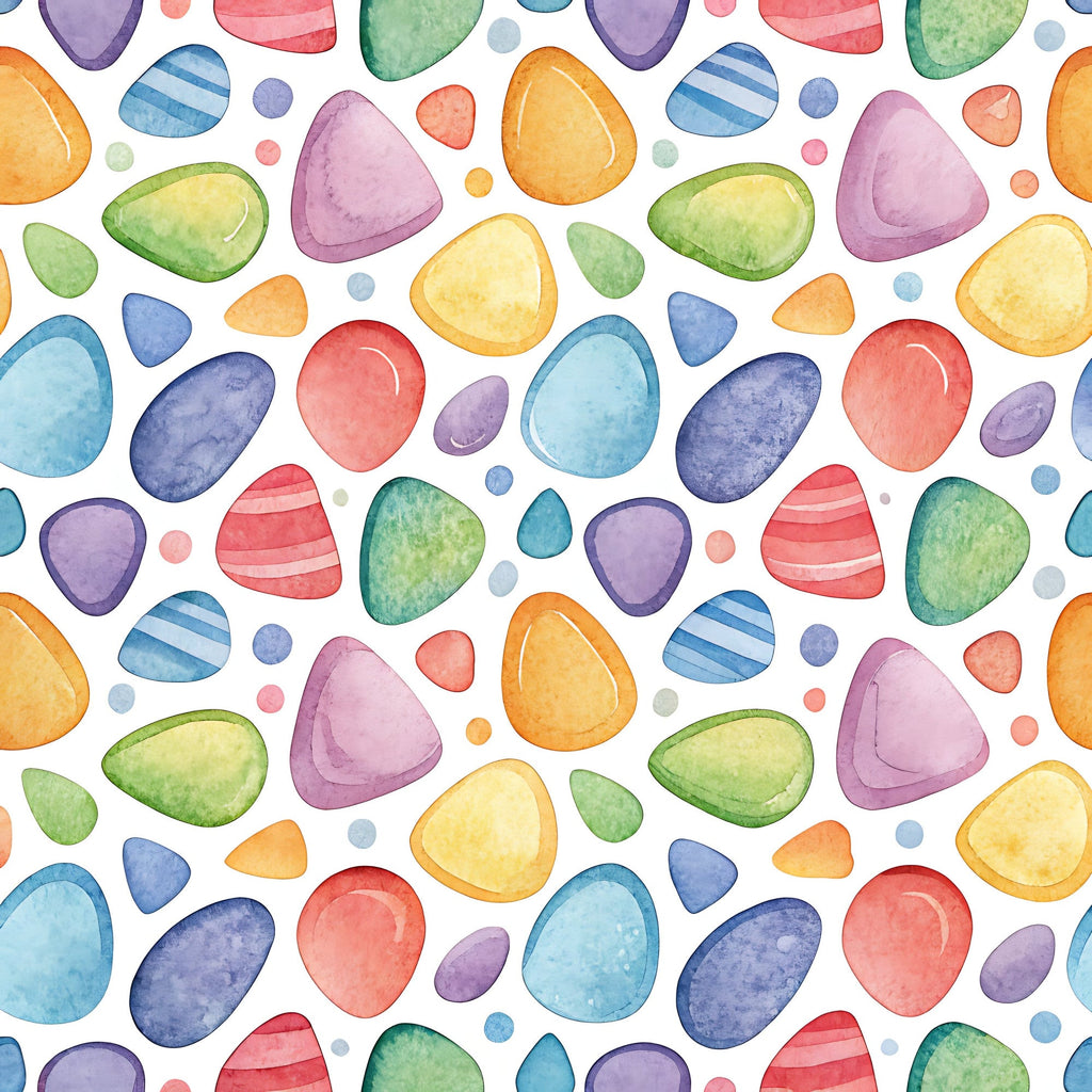 Bright Rainbow Pattern 7 Minky Fabric