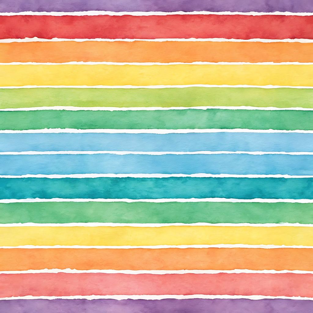 Bright Rainbow Pattern 8 Minky Fabric