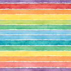 Bright Rainbow Pattern 8 Minky Fabric