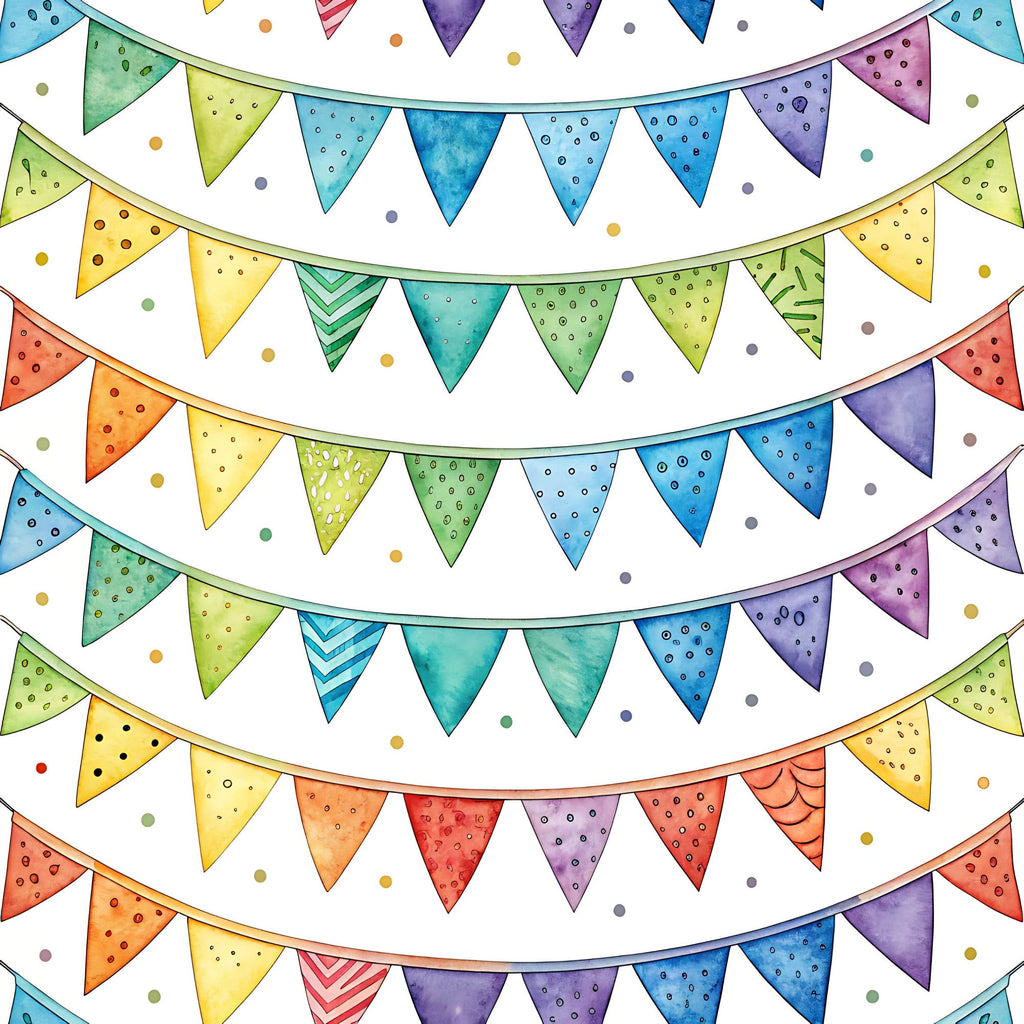 Bright Rainbow Pattern 9 Minky Fabric