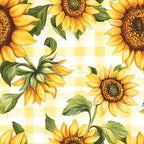 Golden Gingham Pattern 10 Minky Fabric