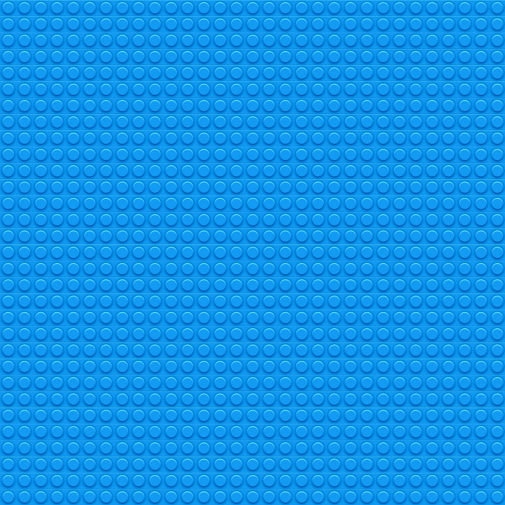 blue fabric, building blocks, geometric pattern, circular studs, raised dots,, fabric panel, bright blue, royal blue, textured surface, construction theme, building toy pattern, repetitive design, craft fabric, sewing material, children's theme, playful pattern, uniform grid, dimensional circles, toy blocks