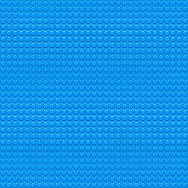 blue fabric, building blocks, geometric pattern, circular studs, raised dots,, fabric panel, bright blue, royal blue, textured surface, construction theme, building toy pattern, repetitive design, craft fabric, sewing material, children's theme, playful pattern, uniform grid, dimensional circles, toy blocks