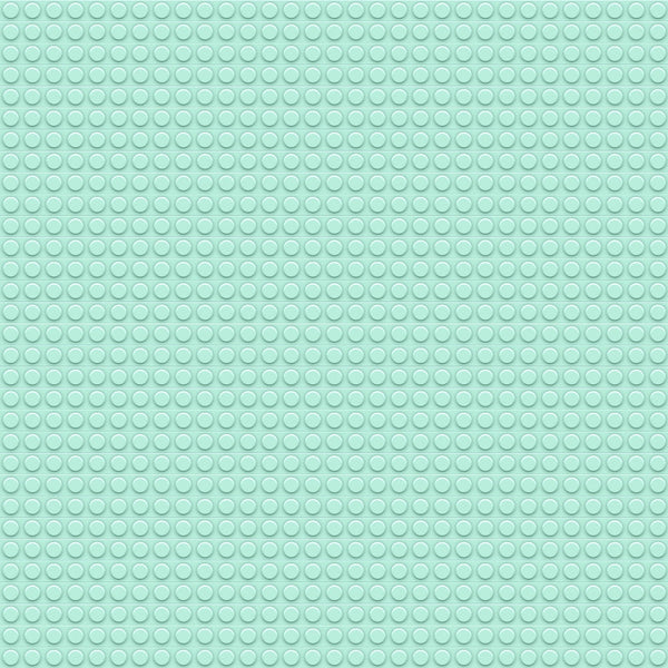 mint green, sage green, circular dots, building blocks pattern, geometric design, repetitive pattern,, fabric panel, crafting material, sewing fabric, uniform pattern, textured circles, raised dots, monochromatic, subtle texture, construction theme, building motif, structured design, cotton fabric, quilting supplies