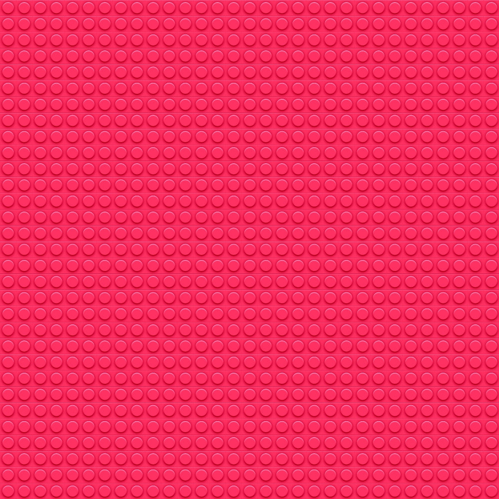 pink fabric, coral pink, building blocks, geometric circles, dot pattern, raised texture,, fabric panel, construction theme, toy blocks, children's fabric, bright pink, circular studs, building toy, craft fabric, sewing material, kids theme, playful pattern, textured surface
