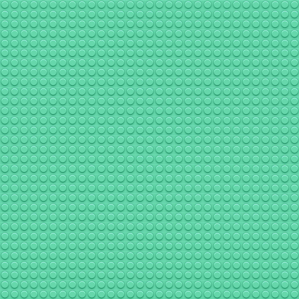 green, mint green, building blocks, circular studs, lego-inspired, geometric pattern, textured surface, raised dots, construction theme,, fabric panel, repeating pattern, toy blocks, children's fabric, craft fabric, sewing material, uniform pattern, structured design, building toys