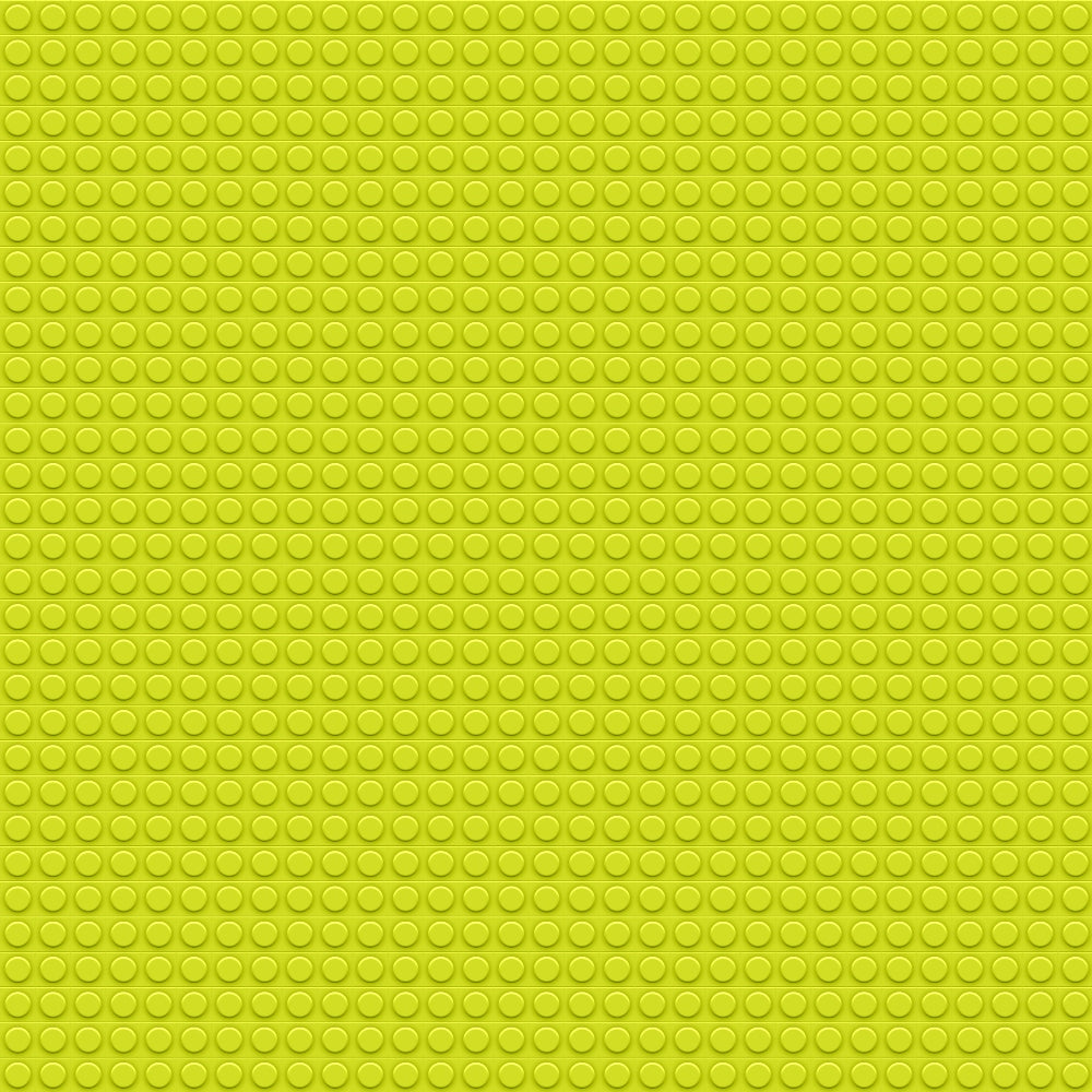 lime green, chartreuse, bright yellow-green, building blocks, lego pattern, interlocking circles, geometric design, repetitive pattern, toy blocks, construction theme, playful design,, fabric panel, children's fabric, craft material, sewing fabric, bright colors, circular studs, block texture, modern pattern