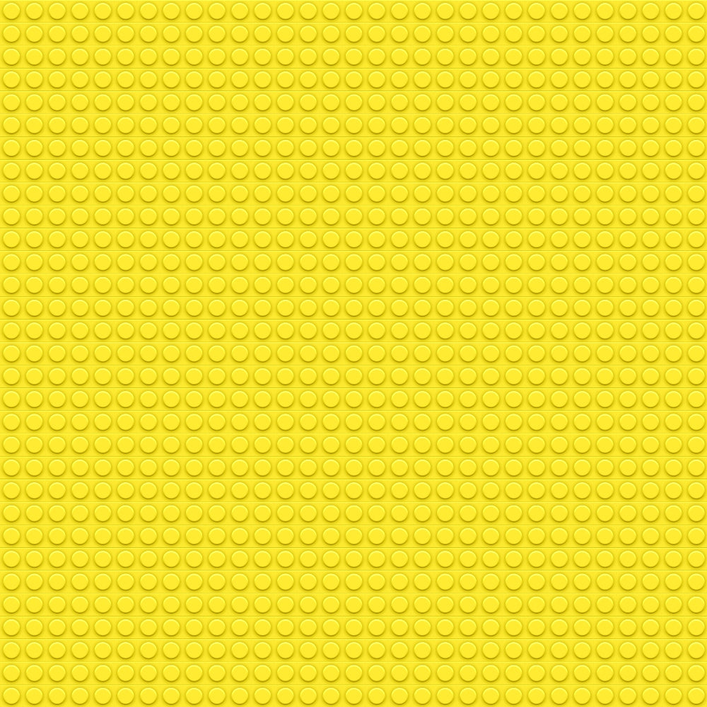 yellow, bright yellow, building blocks, lego pattern, circular studs, geometric pattern, repetitive design, toy blocks, construction theme,, fabric panel, children's fabric, playful, uniform pattern, textured appearance, kid-friendly, crafting material, sewing fabric, patchwork fabric, vibrant color
