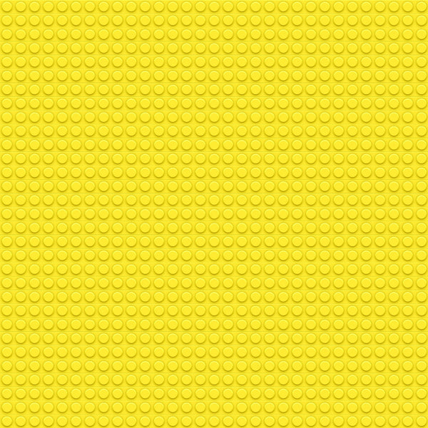 yellow, bright yellow, building blocks, lego pattern, circular studs, geometric pattern, repetitive design, toy blocks, construction theme,, fabric panel, children's fabric, playful, uniform pattern, textured appearance, kid-friendly, crafting material, sewing fabric, patchwork fabric, vibrant color