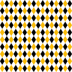 yellow, black, white, diamond pattern, harlequin, geometric, alternating diamonds, checkerboard style,, fabric panel, bright colors, repetitive pattern, bumble bee colors, contrasting diamonds, tessellated design, angular shapes, vibrant yellow, bold black, modern geometric, cotton fabric