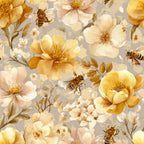 Busy Bee Pattern 15 Minky Fabric