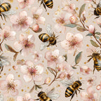 Busy Bee Pattern 16 Minky Fabric
