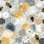 Busy Bee Pattern 20 Minky Fabric