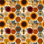 Busy Bee Pattern 22 Minky Fabric