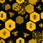 Busy Bee Pattern 23 Minky Fabric