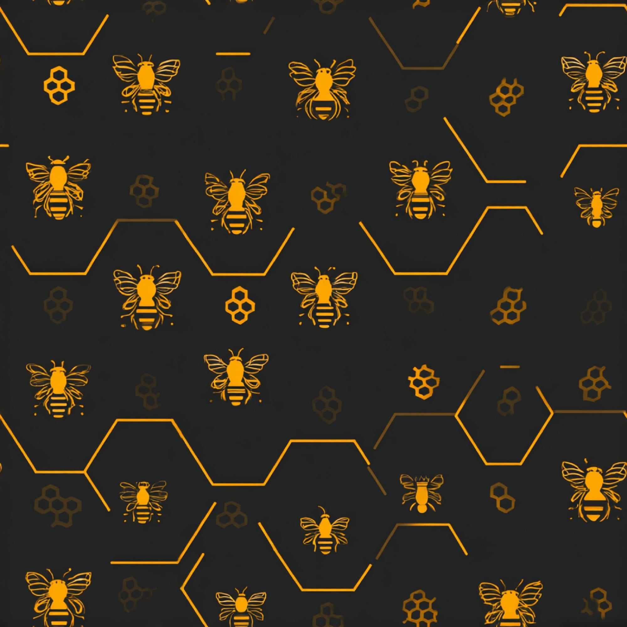 Busy Bee Pattern 27 Minky Fabric