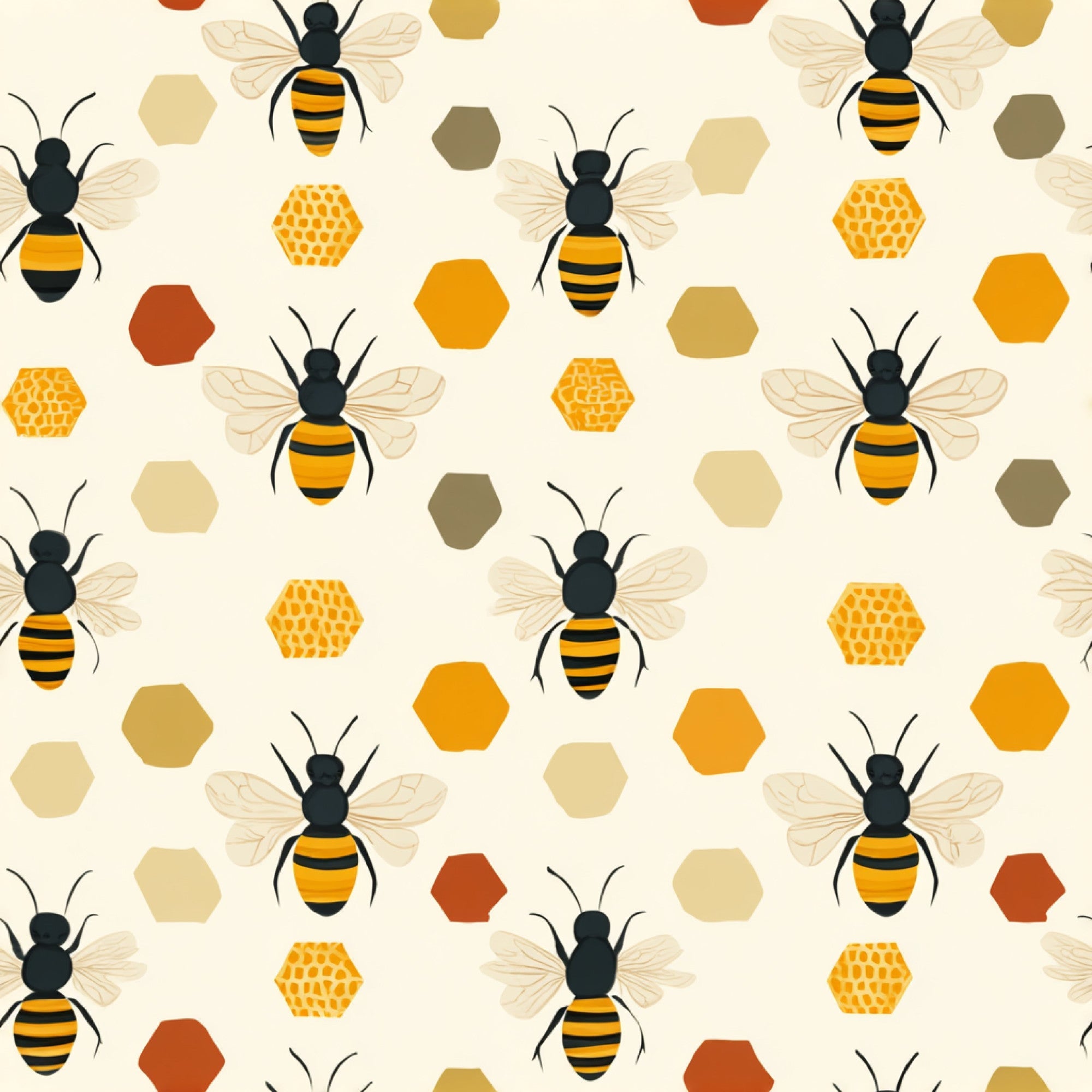 Busy Bee Pattern 28 Minky Fabric