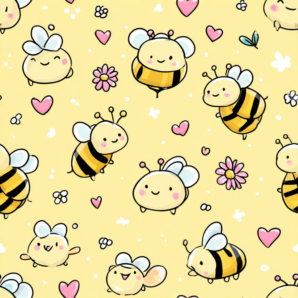 Busy Bee Pattern 29 Minky Fabric