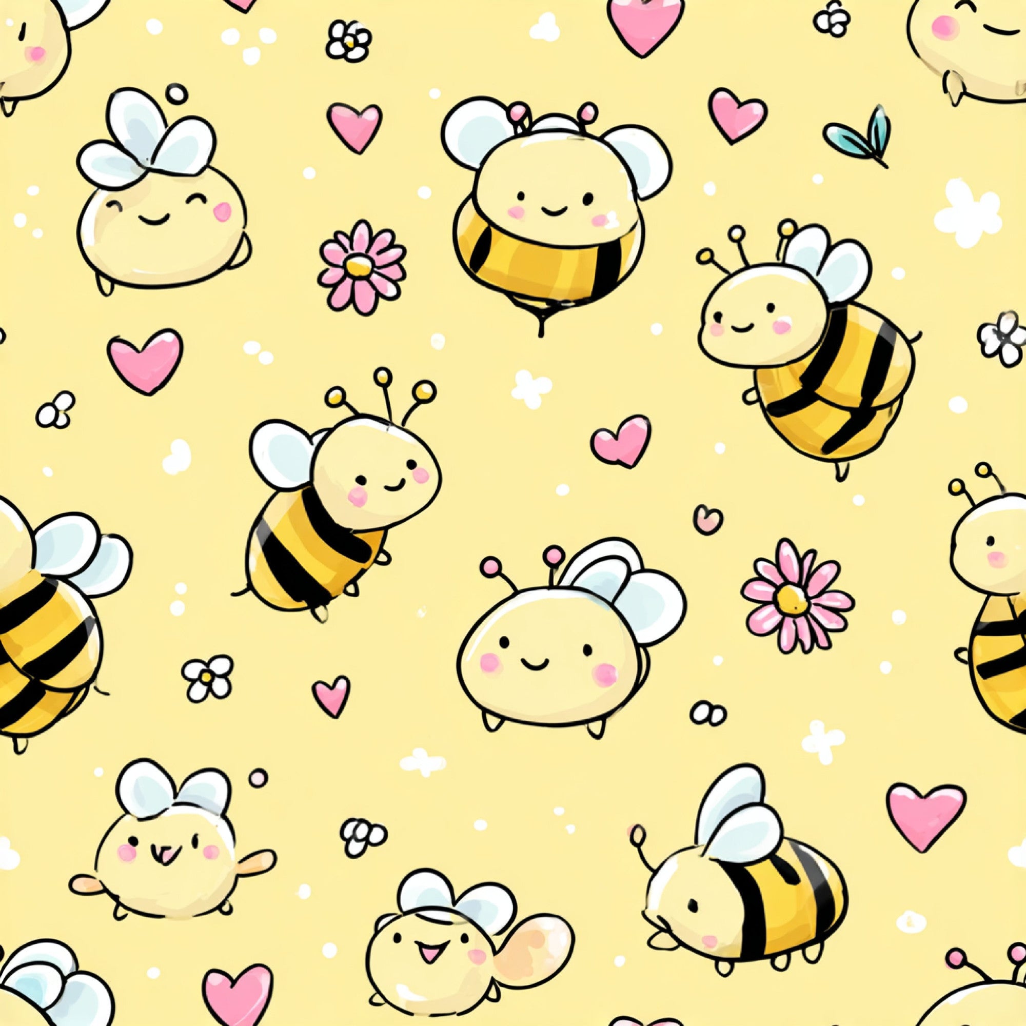 Busy Bee Pattern 29 Minky Fabric