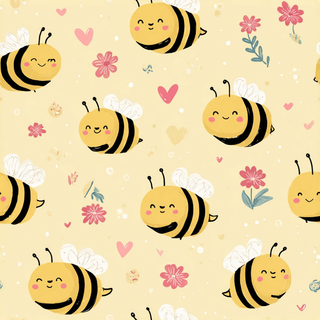 Busy Bee Pattern 30 Minky Fabric