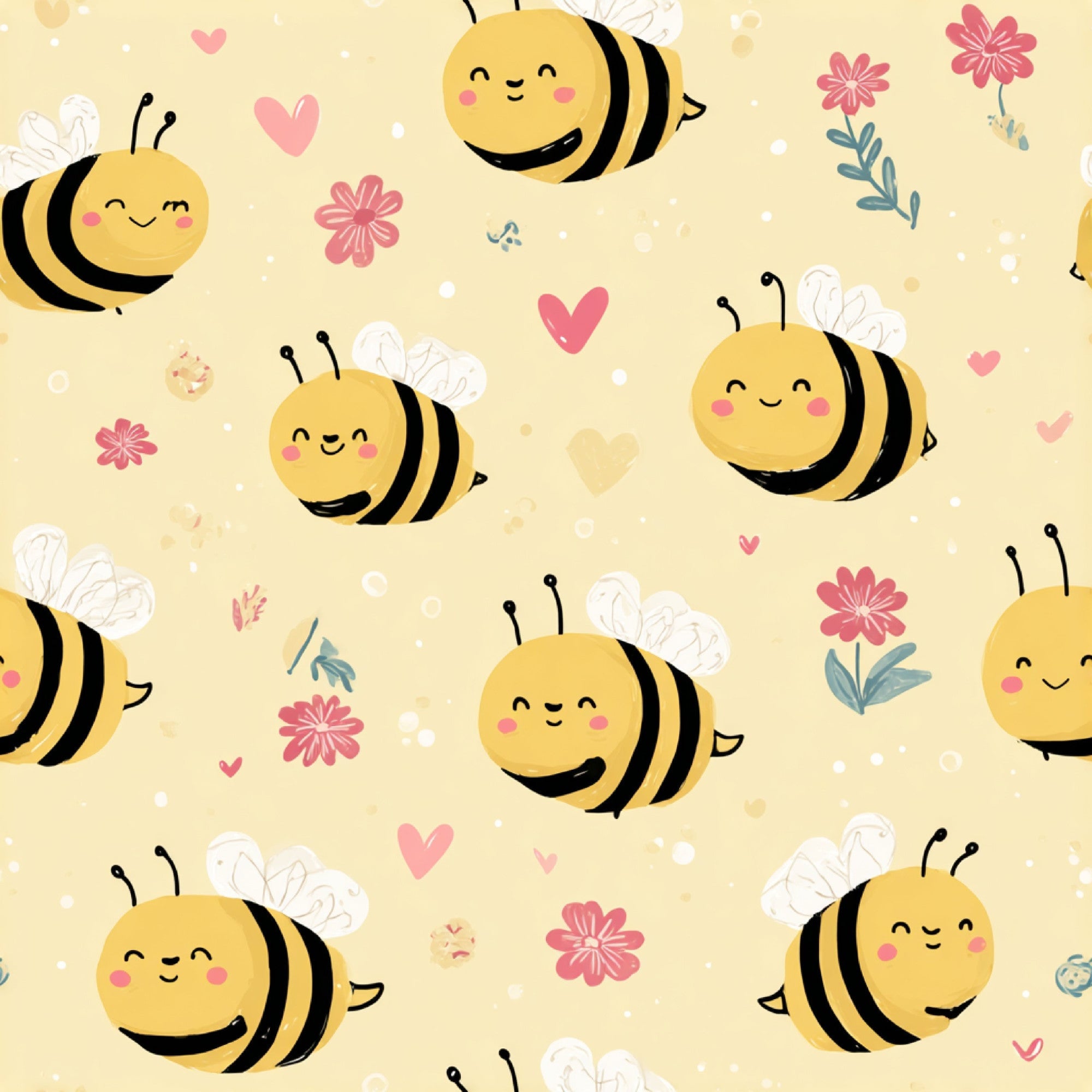 Busy Bee Pattern 30 Minky Fabric