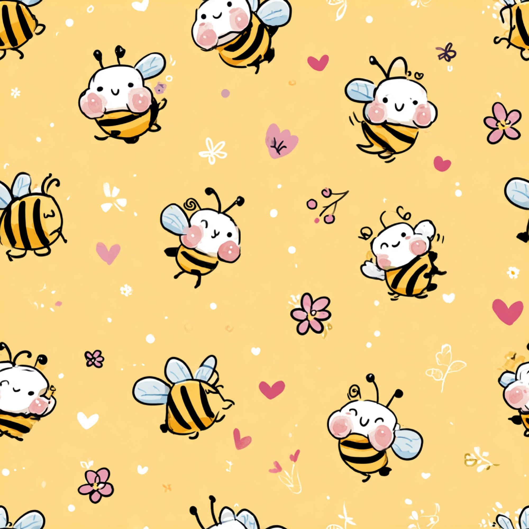 Busy Bee Pattern 31 Minky Fabric