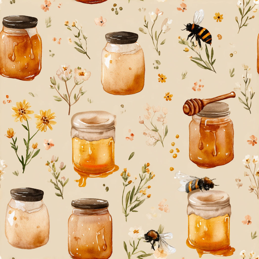 Busy Bee Pattern 36 Minky Fabric