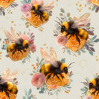 Busy Bee Pattern 37 Minky Fabric