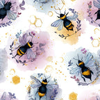 Busy Bee Pattern 38 Minky Fabric