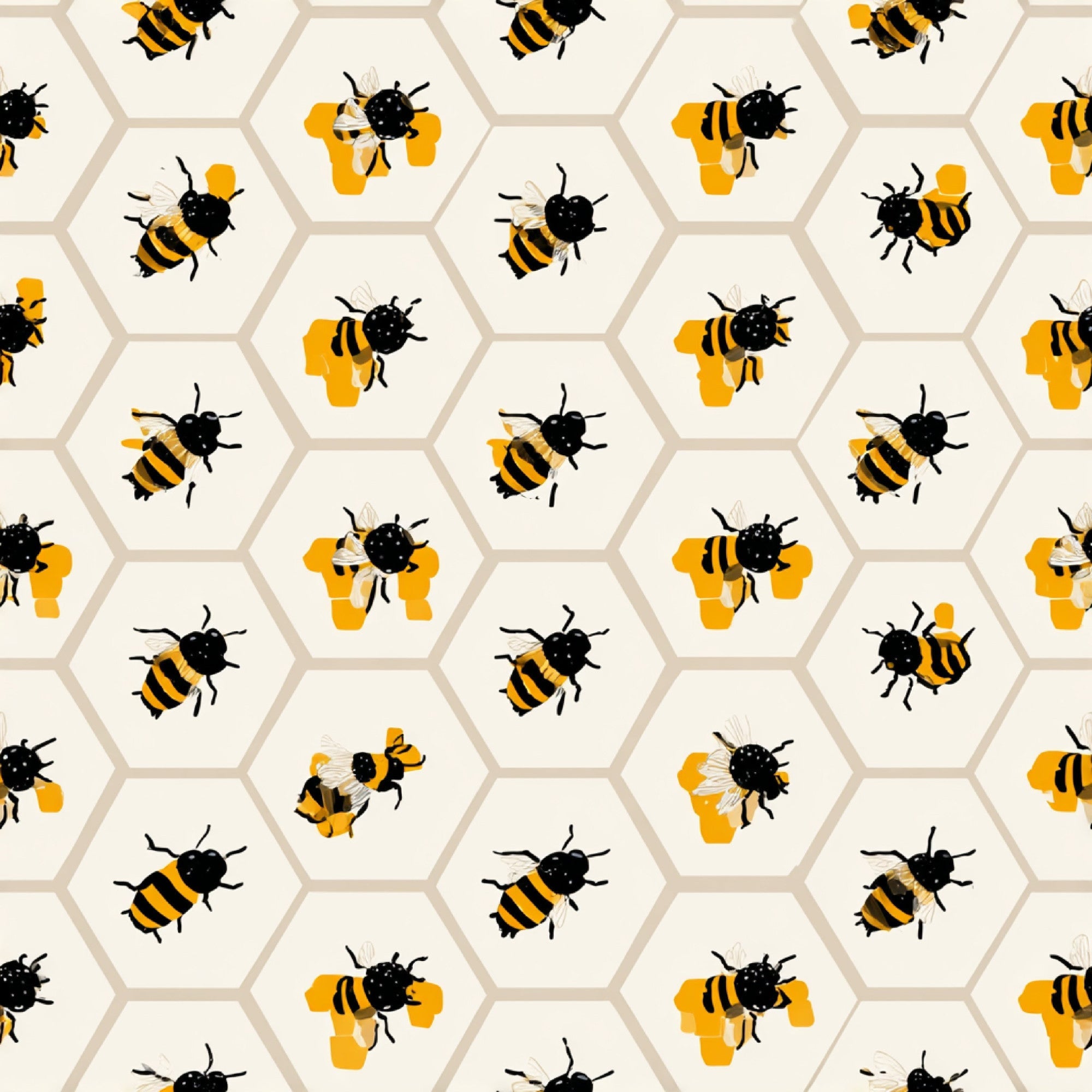 Busy Bee Pattern 39 Minky Fabric