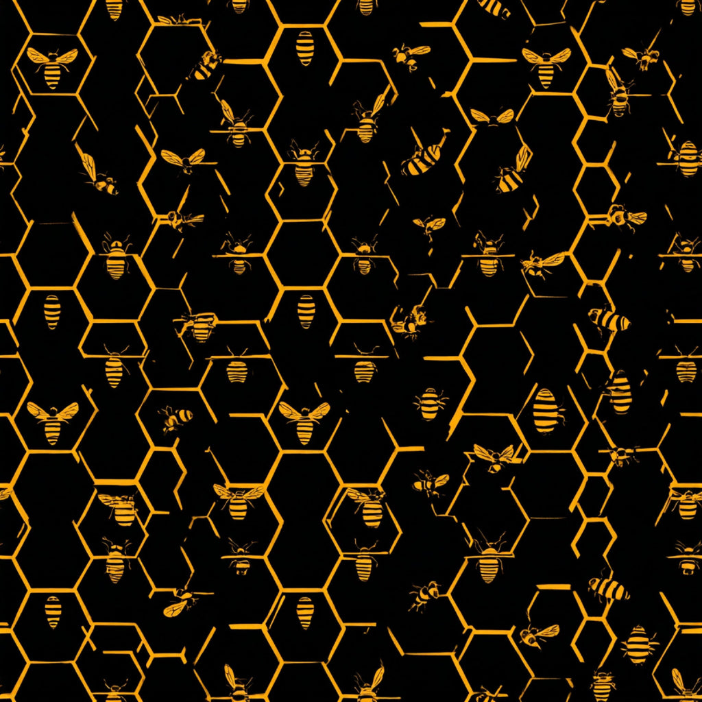 Busy Bee Pattern 40 Minky Fabric