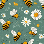 Pollen Parade Pattern 50 Minky Fabric