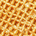 golden yellow, amber, honey colored, waffle pattern, breakfast food, syrup drizzled, textured design, food motif, warm tones,, fabric panel, kitchen theme, morning meal, golden brown, sweet treats, culinary pattern, comfort food, delicious design, food illustration, cozy mood