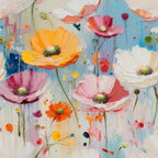 Candy Florals Pattern 6 Minky Fabric