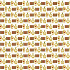 christmas nativity, cartoon style, religious scene, gold, brown, red, green, repeating pattern,, fabric panel, holiday theme, biblical characters, festive colors, craft fabric, seasonal motif, nativity figures, warm tones, christmas decor, religious imagery, holiday crafting